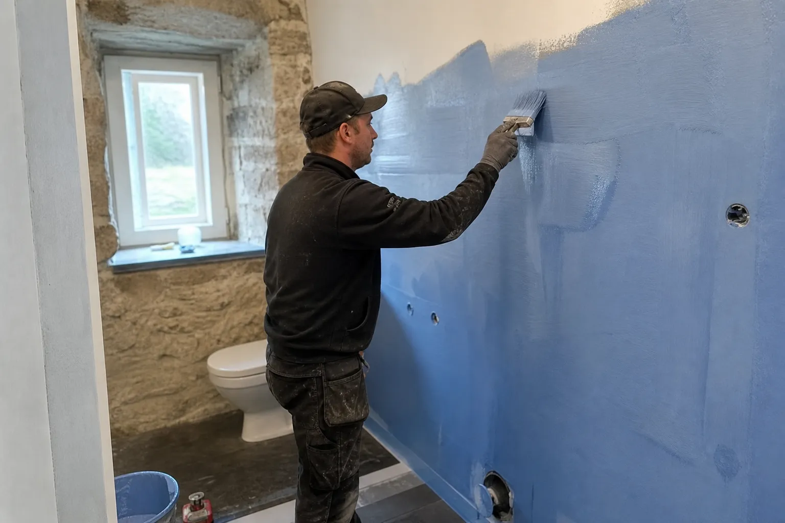 Badrumsrenovering i Ystad