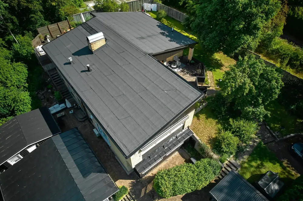 Materialval för exponerade tak