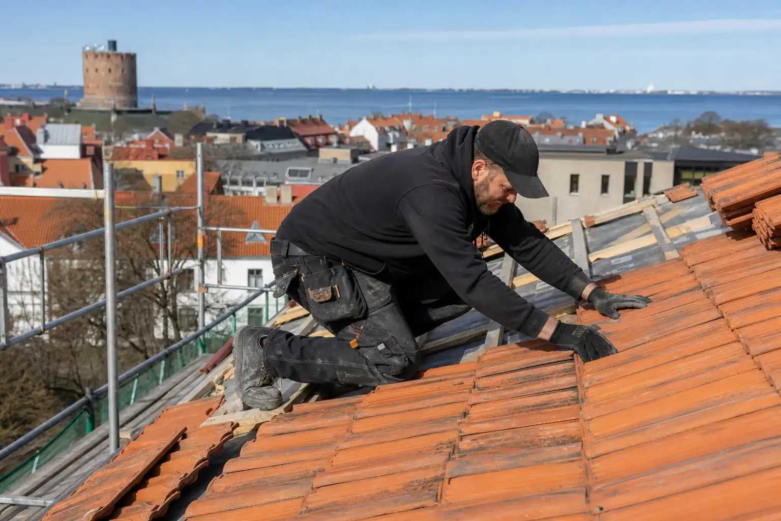 Takläggare i Landskrona