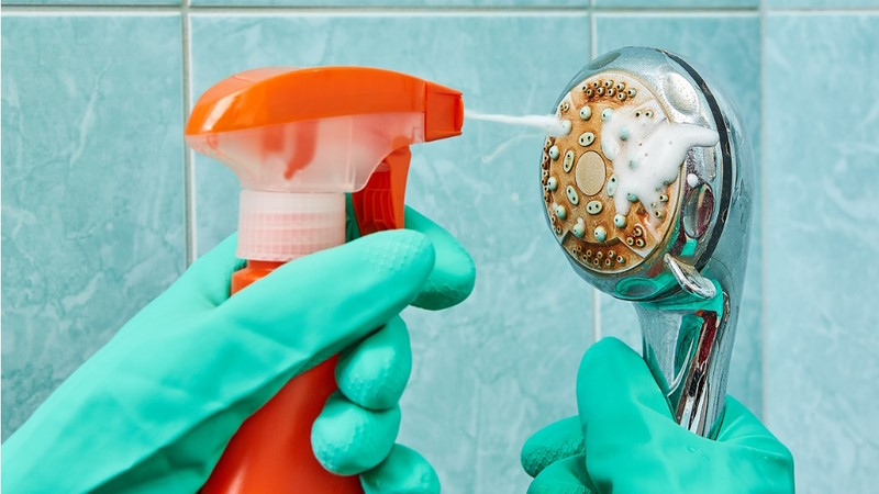 10 steg för att rengöra ditt duschmunstycke